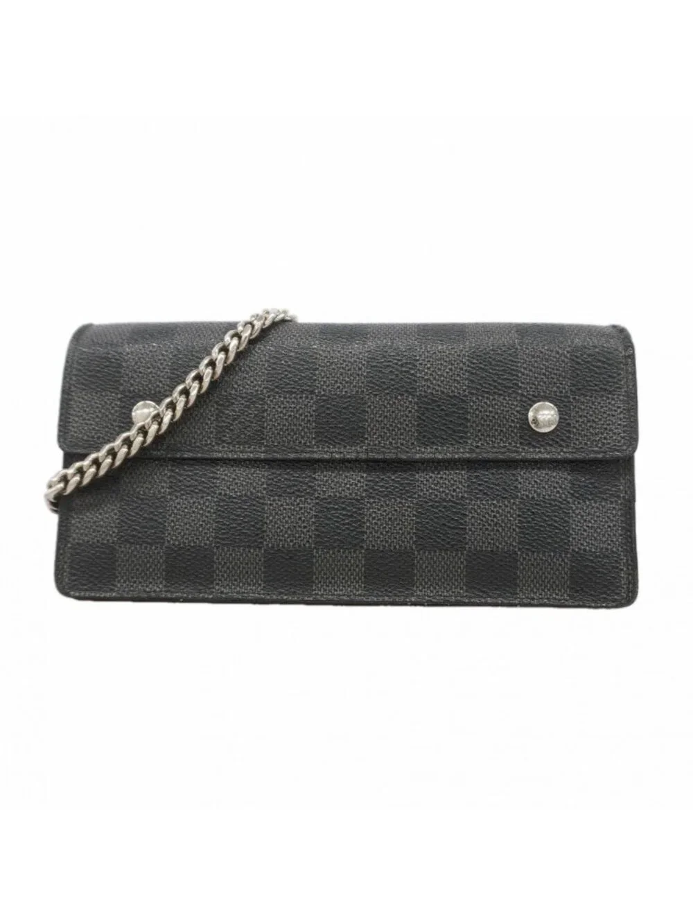 Louis Vuitton Wallet Damier Graphite Portefeuille Accordeon Black